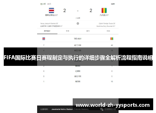 FIFA国际比赛日赛程制定与执行的详细步骤全解析流程指南说明